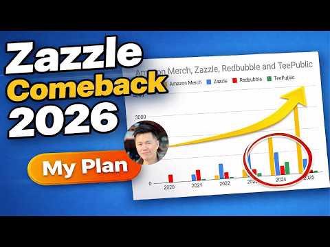 Starting Zazzle Again in 2026 — My Plan to Make Sales