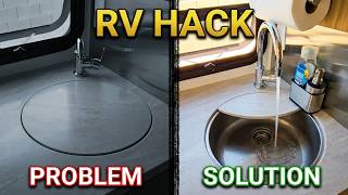 Cutting Corian Countertop on my Leisure Travel Van