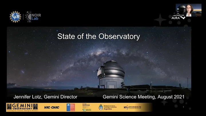 vGSM Day 1: State of the Observatory with Jennifer...