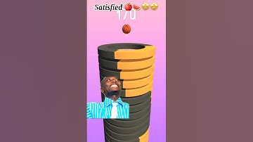 stack ball ⚽ Mobile Gameplay 😁 #stackball #shorts #shortvideo ​⁠