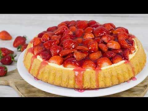 Video: Vanillekuchen Mit Erdbeeren