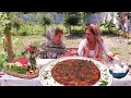 Countryside Spanish Tortilla, New Salad Dressing over Village Garden Salad ترتیلای اسپانیایی