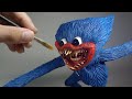 【Poppy Playtime】ハギーワギーのフィギュアを作ってみた　How to make a figure of Huggy Wuggy【ポピープレイタイム】