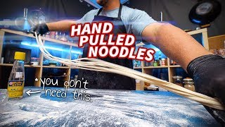 Hand Pulled Noodles: A Foolproof Method for STRETCHY Dough