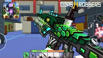 Cops N Robbers:Pixel Craft Gun Gameplay Walkthrough (Android, iOS)