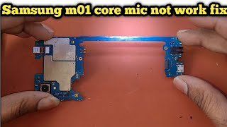 Samsung a01 core m01 core mic problem solution 100%