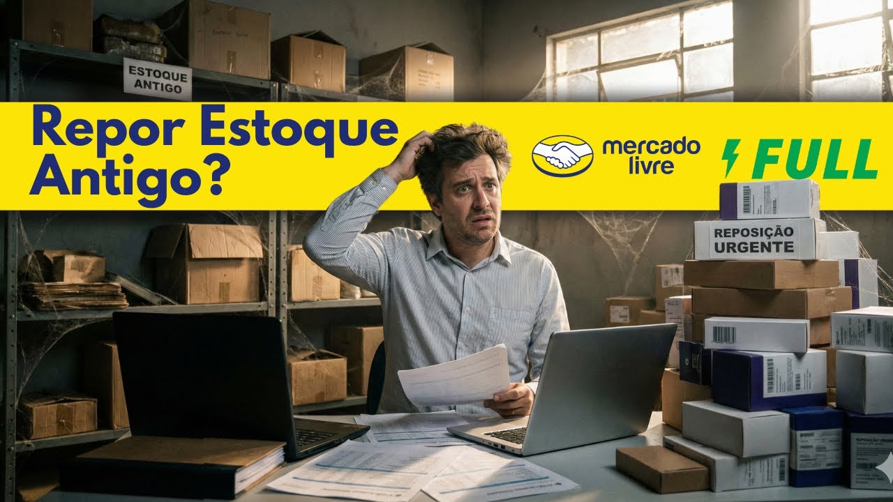 Estoque antigo no Mercado Livre Full mas com necessidade de reposição  Como isso é possível