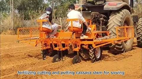 High planting efficiency cassava planter machine cassava planting machine