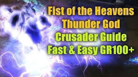 In-depth Fist of the Heavens Crusader Guide - BEST SPEEDFARMING BUILD  for Crus