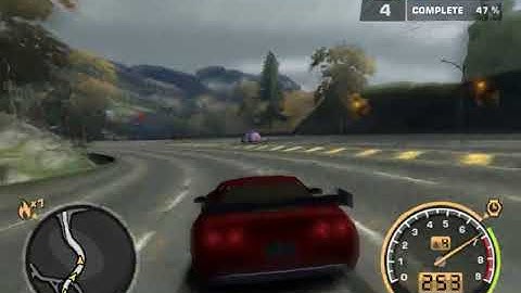 NFS Most Wanted Costum Race #13 - Chevrolet Corvette C6.R