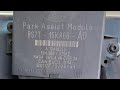 Mondeo parking sensor fault power supply front and rear sensors short to earth,bad sensor