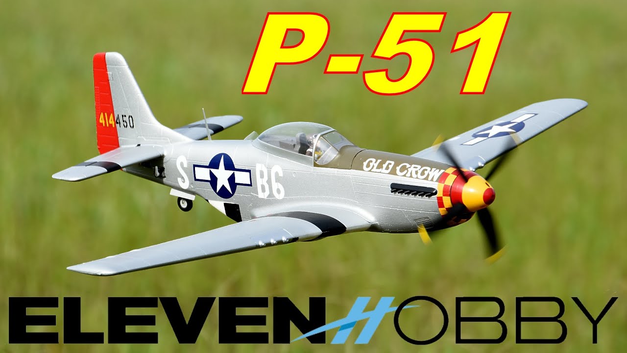 Eleven Hobby P-51D Mustang Old Crow 1100mm PNP Sale - Banggood UK