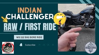 First Ride @Indian_Motorcycle Challenger with 112 BIG BORE KIT!