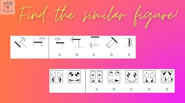 Non verbal reasoning - Find the figure like others (Similarities) [2 examples]