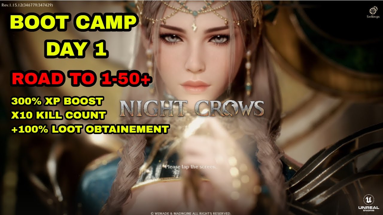 NIGHT CROWS -  BOOT CAMP DAY 1 LETS G! ROAD TO 50 AGAD
