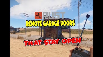 Rust Electricity Tutorial - UPDATE - RF Receiver - Remote Opening Garage Door