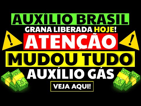 ⚠️ ATENÇÃO MUDOU TUDO AUXÍLIO GÁS NOVOS APROVADOS AUXÍLIO BRASIL GRANA HOJE ROMA AUXÍLIO EMERGENCIAL