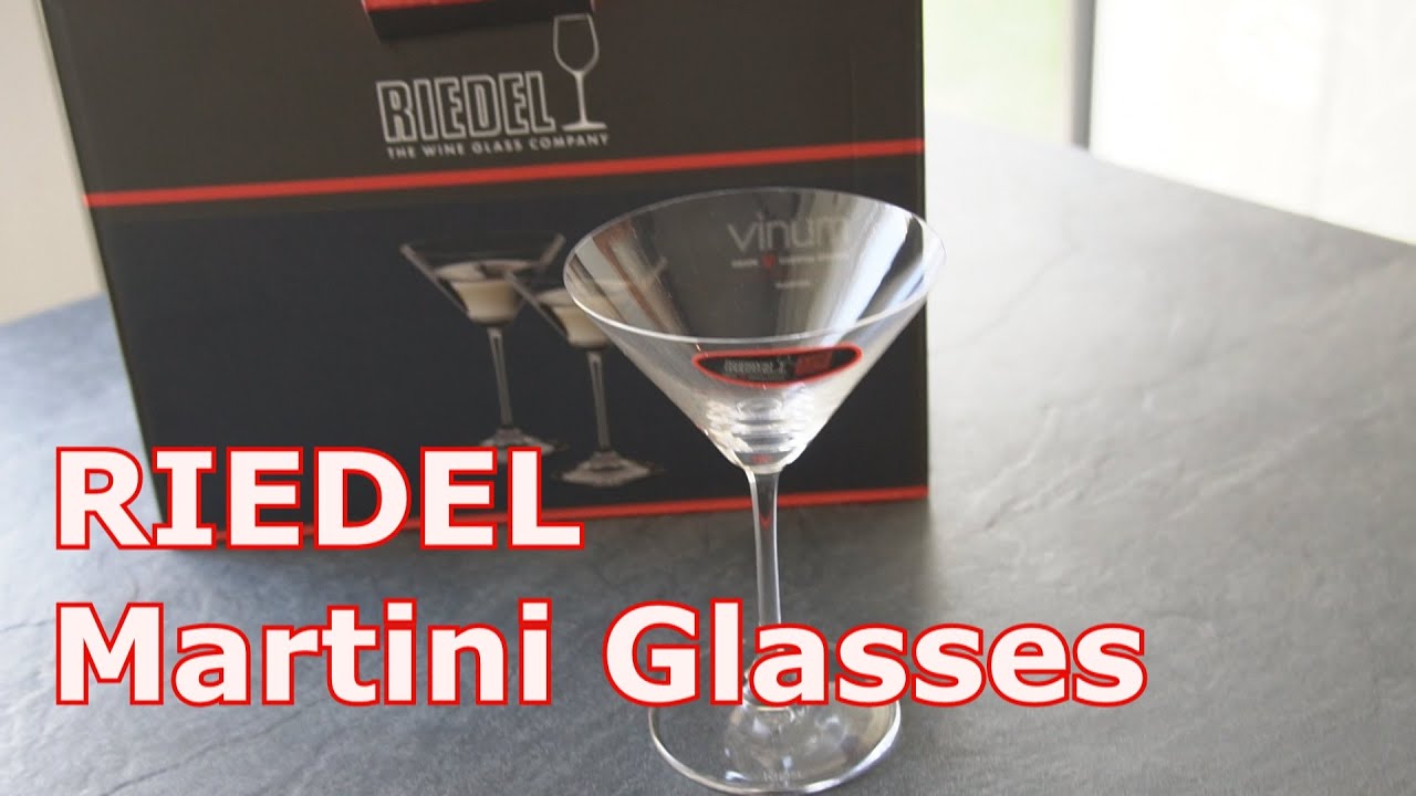 RIEDEL Vinum Martini Cocktail Glasses - UNBOXING 