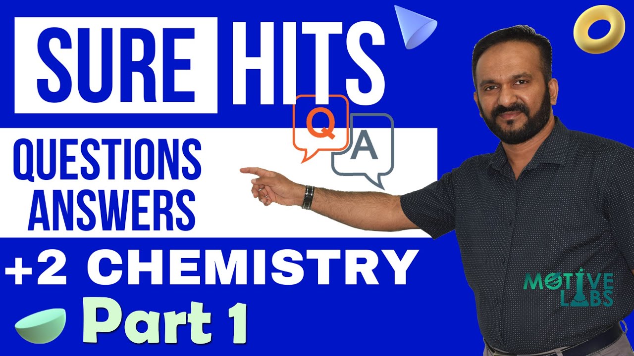 SURE HITS | PLUS TWO CHEMISTRY Q&A   | Part 1 | SOLID STATES I Malayalam | SCERT/NCERT