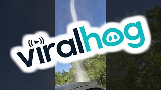 Dust Devil Stretches Towards Fort Meyers Sky || ViralHog