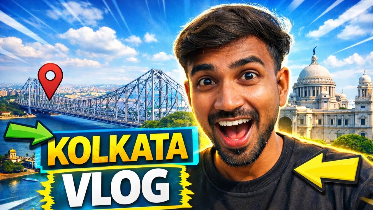 My First Trip Of Kolkata ￼| Vlogging with ashu