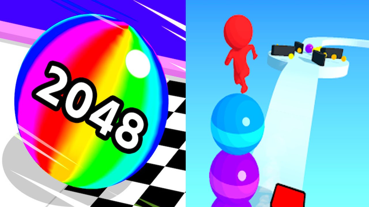Ball Run 2048 Vs Stack Rider | Gameplay Walkthrough p89