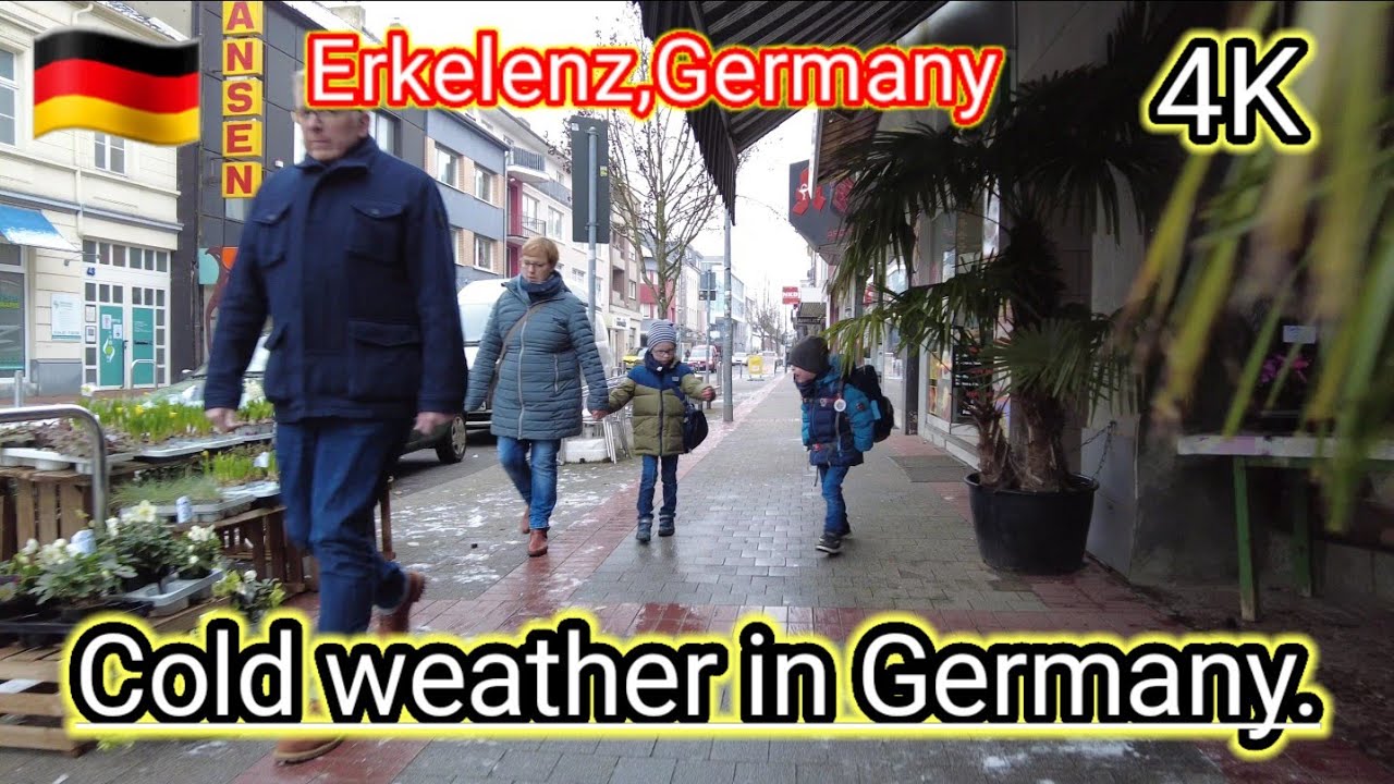 Walking in Erkelenz, Germany. 2023 #Walking #germany #Erkelenz #weather #cold#snow #4k #suhub