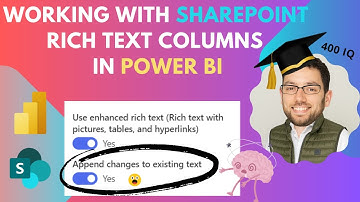 📊Power BI: Werken met SharePoint Rich Text-velden