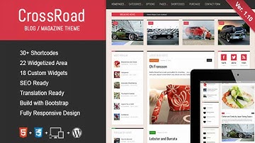 CrossRoad - Responsive WordPress Magazine / Blog | Themeforest Website Templates and Themes