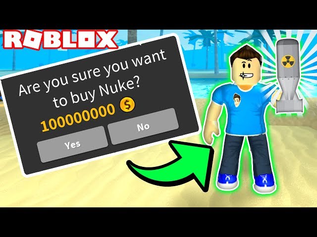 Buying The Nuke And Making Millions Instantly In Treasure Hunt - banujemo sve hakere roblox