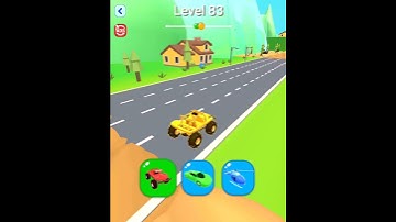 Shape-shifting Funny Race All Levels Gameplay Walkthrough Master Level #83 BeamNG.drive #Shorts