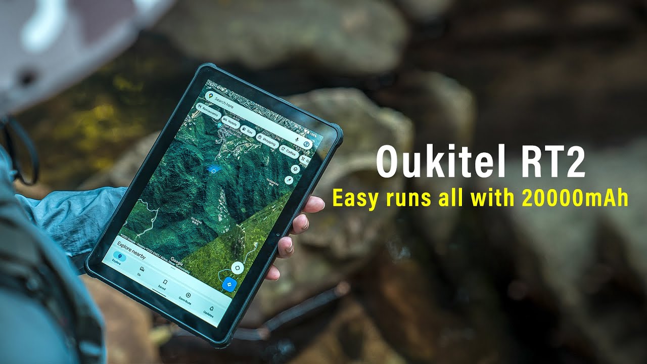 Oukitel 4G Net RT2 Rugged Tablet Phone 8GB+128GB 20000mAh 10.1 FHD Octa  Core Android Tablet Phone 16MP +16MP Tablet