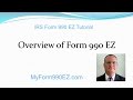 IRS Form 990-EZ Tutorial: Overview of the Form