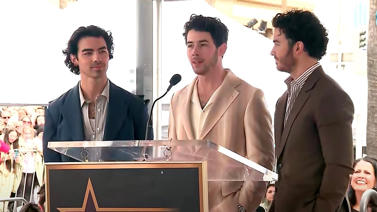 Jonas Brothers Receive STAR on Hollywood Walk of Fame — Watch Their Speeches!