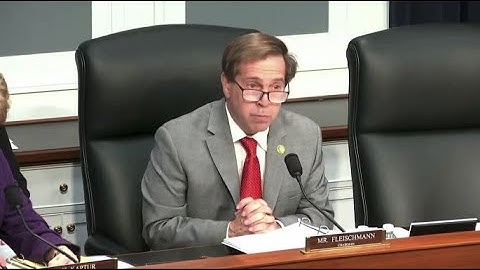 Chairman Fleischmann