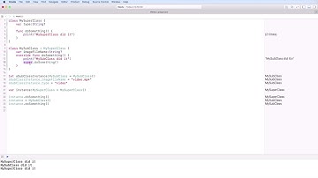 Class Behaviors in Swift