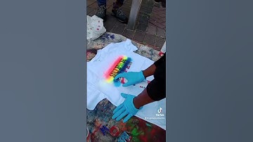 Spray Paint T-shirts #fashion #art #fyp #shorts #spraypaint