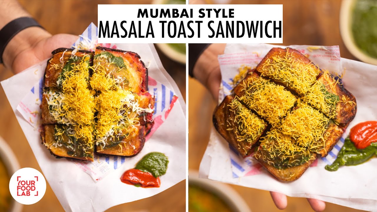 Mumbai Style Masala Toast Sandwich - Sandwich Masala Recipe | Mumbai Street Food