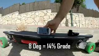 Metroboard Dual Drive Electric Longboard - 14% Grade Hill Climb