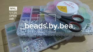 Studio Vlog #2 📦how to make beaded bracelet | PHILIPPINES #_bead.by.bea