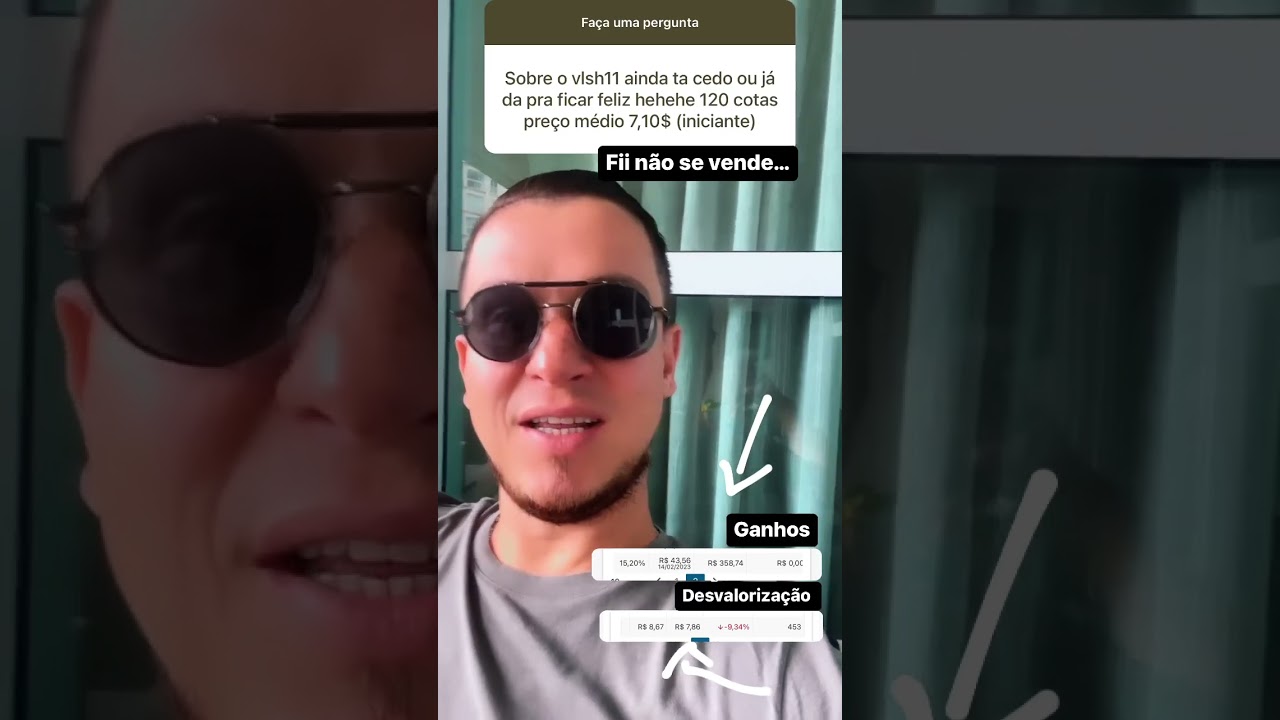 Sobre o VSLH11 ainda é cedo pra comemorar 120 cotas a R$,7,10??