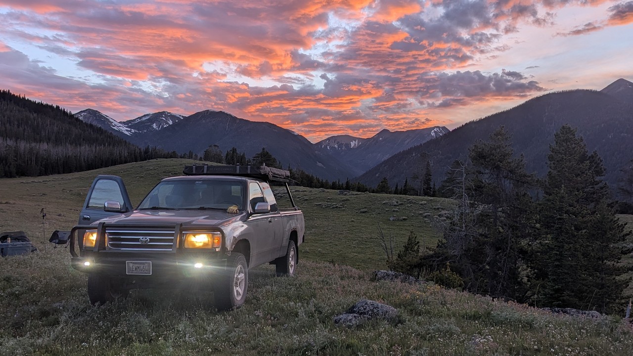 Overland Truck Camping & Fishing in Montana