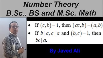 Lec_15, Number Theory, GCD theorems.  (Urdu/Hindi)