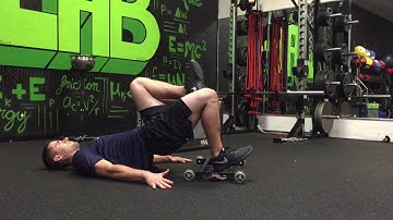 Supine Single Leg Hamstring Curl