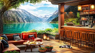 Smooth Jazz Instrumental Music ☕ Spring Coffee Shop Ambience ~ Relaxing Piano Jazz Music for Work