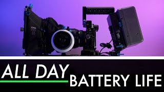 V-Mount Batteries - ALL DAY Battery Life!