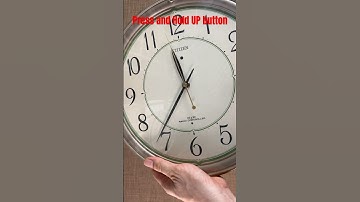 How to set time Citizen 4MY643 Radio controlled clock