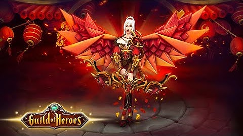 Guild of Heroes Game. Update ver. 1.127.3 Origami Riddles Event. New wings and Footprints.