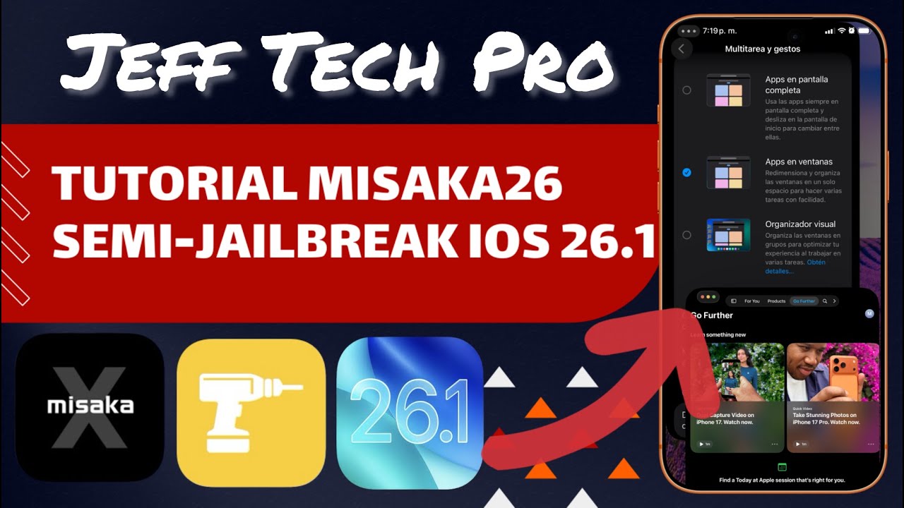 ✅ Tutorial Misaka26 Jailbreak iOS 26.1 - iPadOS en TODOS Los IPhones 🔥😮‍💨 En Español😎