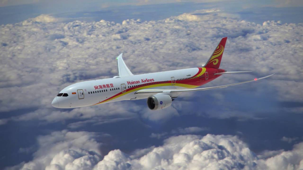 Hainan Airlines New Dreamliner 787-9 - YouTube